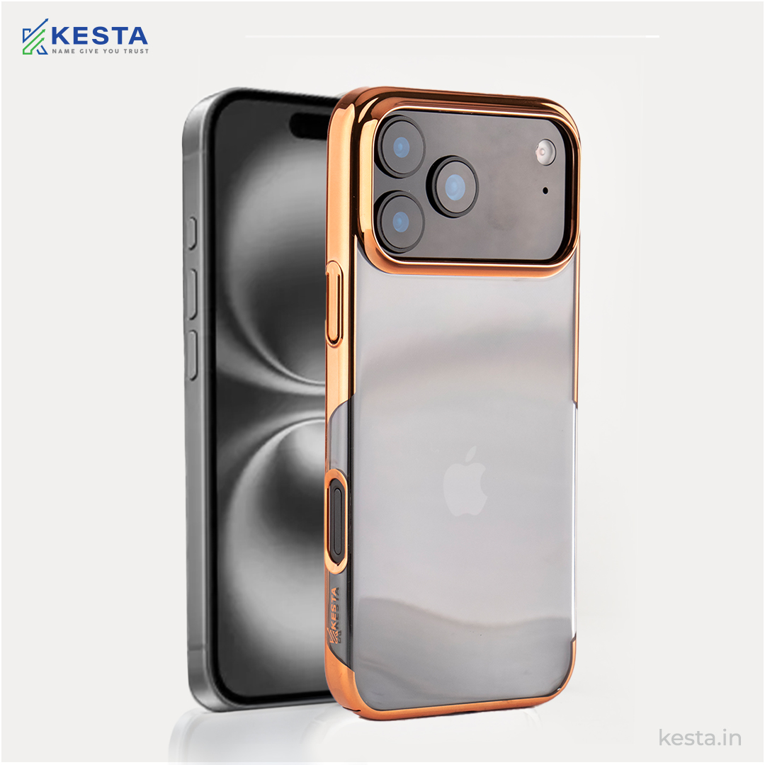 iPhone 17 Pro Cover - Orange Noble Transparent Case (Supports Irrelevent Drops)