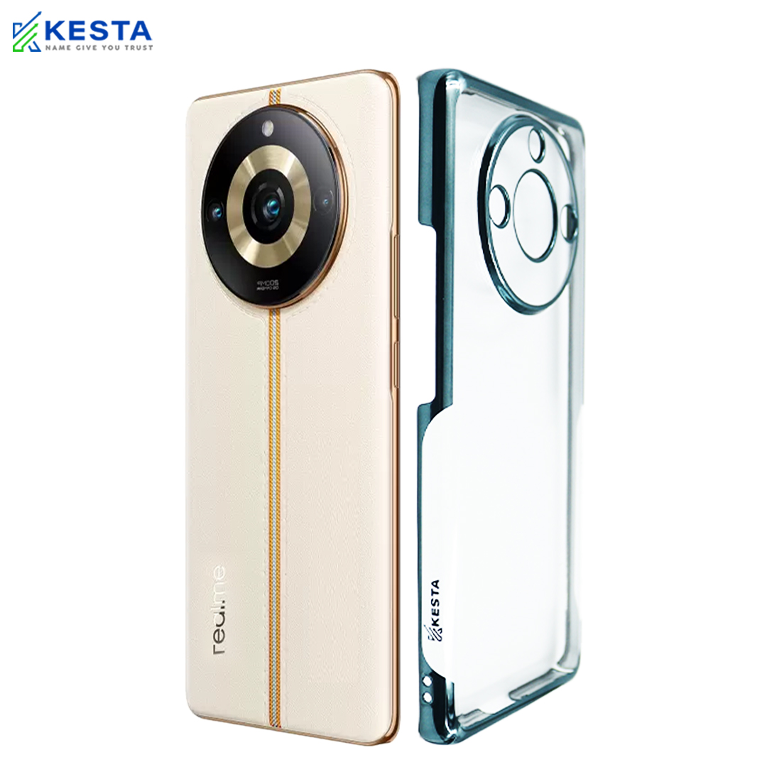 Realme 11 Pro Plus Cover - Noble Leisurely Green Transparent Case (Anti Yellowing Protection)