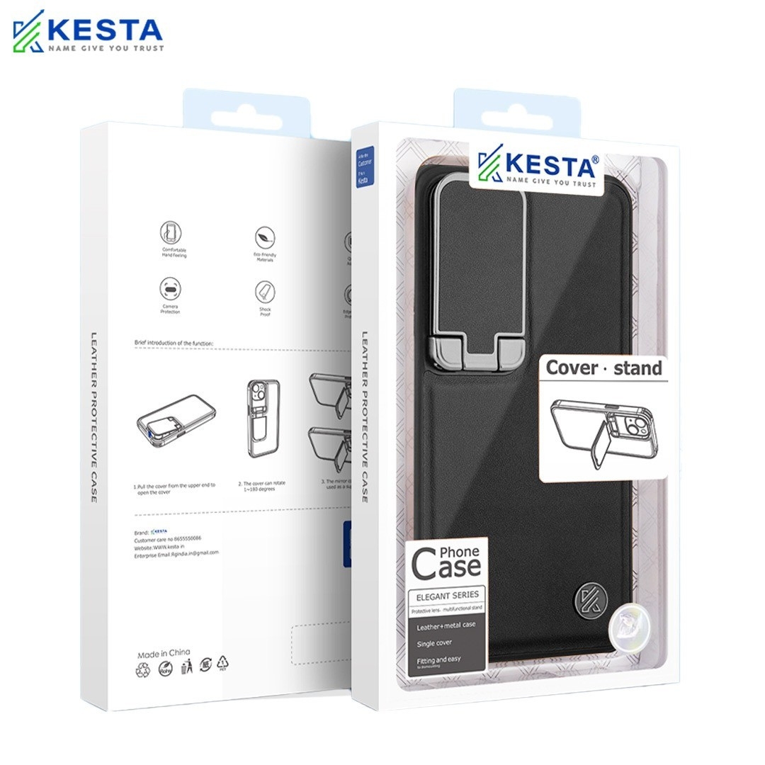 Samsung S26 Ultra Cover - Elegant Black Leather Case (With Camera Protection)