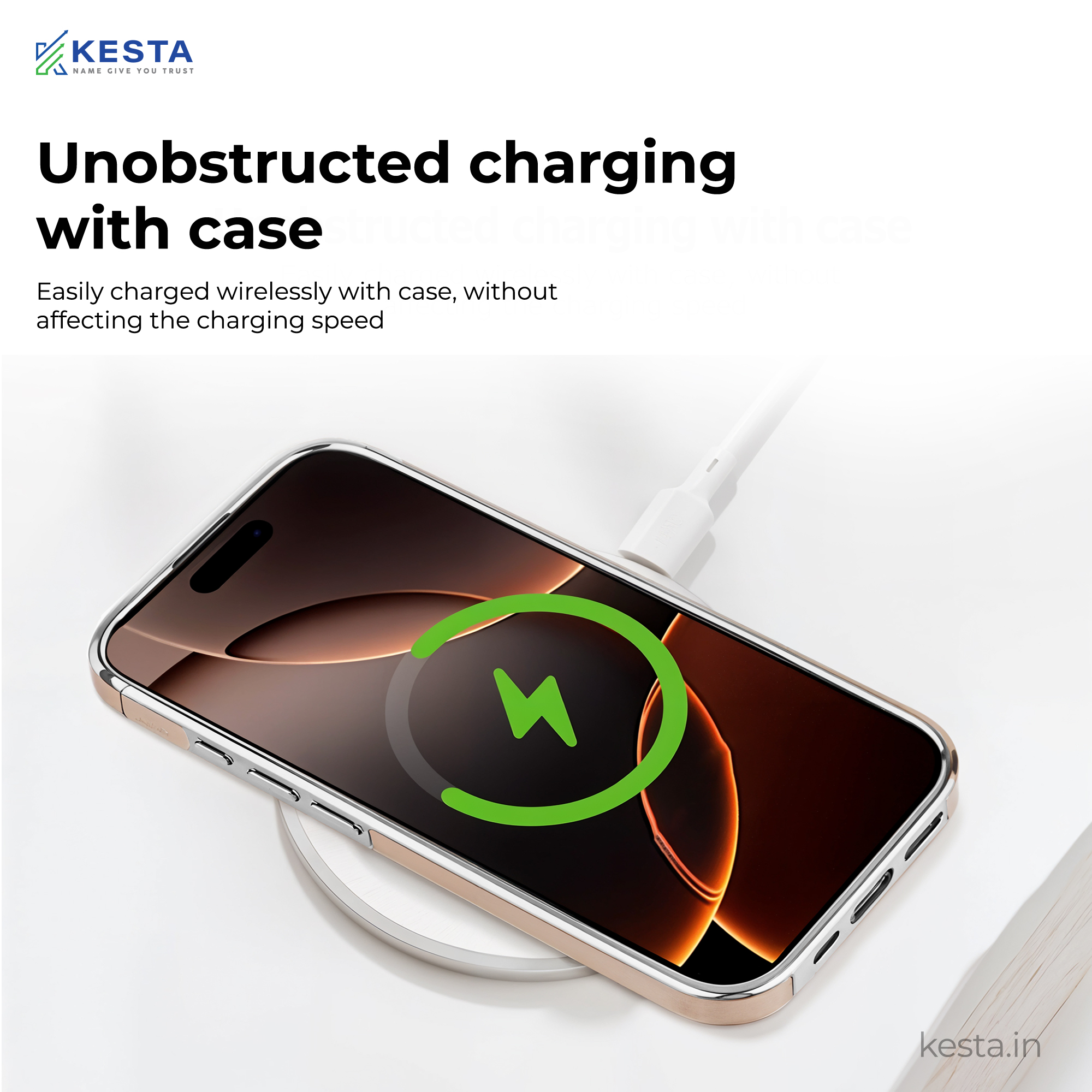 iPhone 15 Pro Max Cover - Classy Elite Desert Leather Case (Built-In Magnetic Ring Holder)