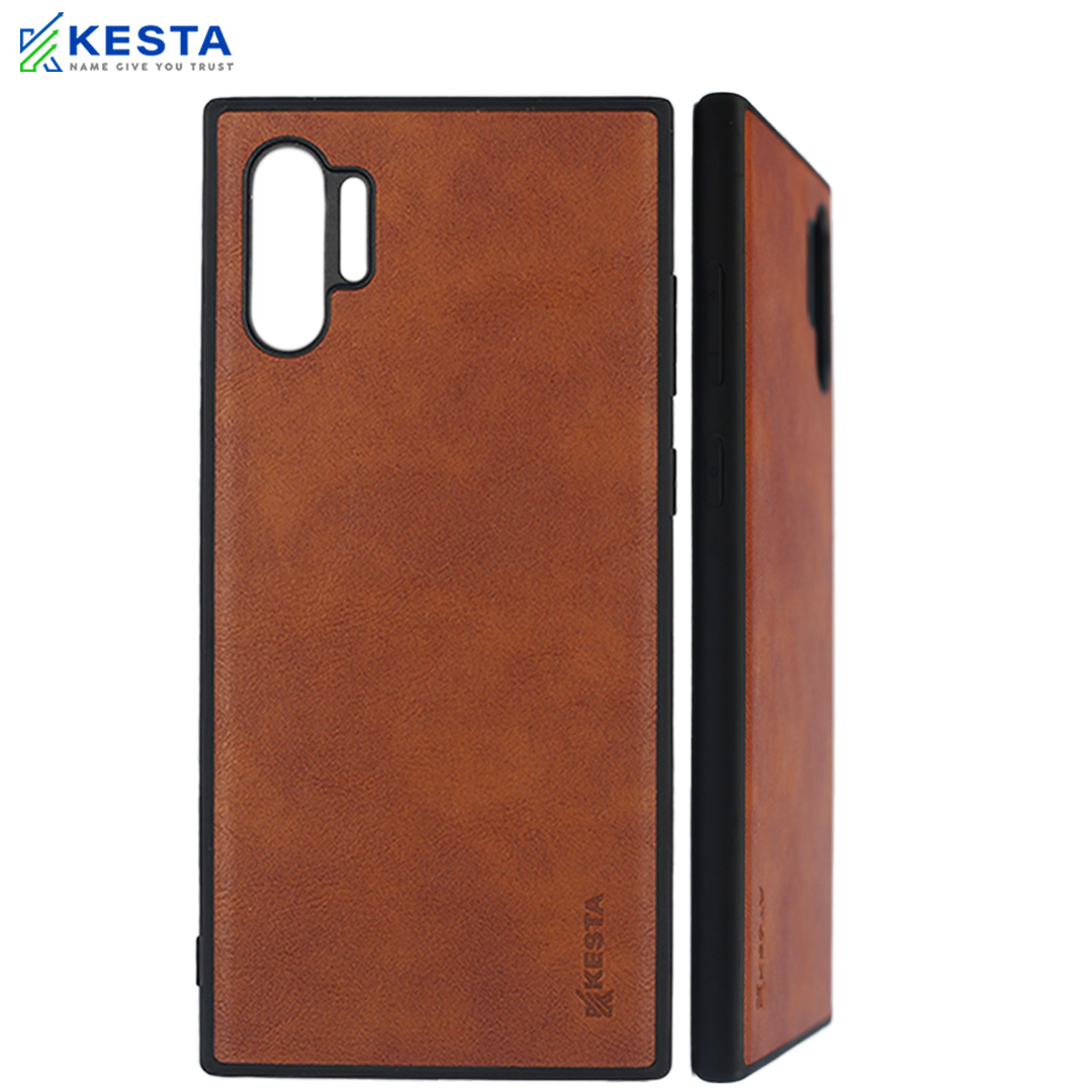 Samsung Note 10 Plus Cover - Brave Brown Leather Case (Waterproof & Dustproof)
