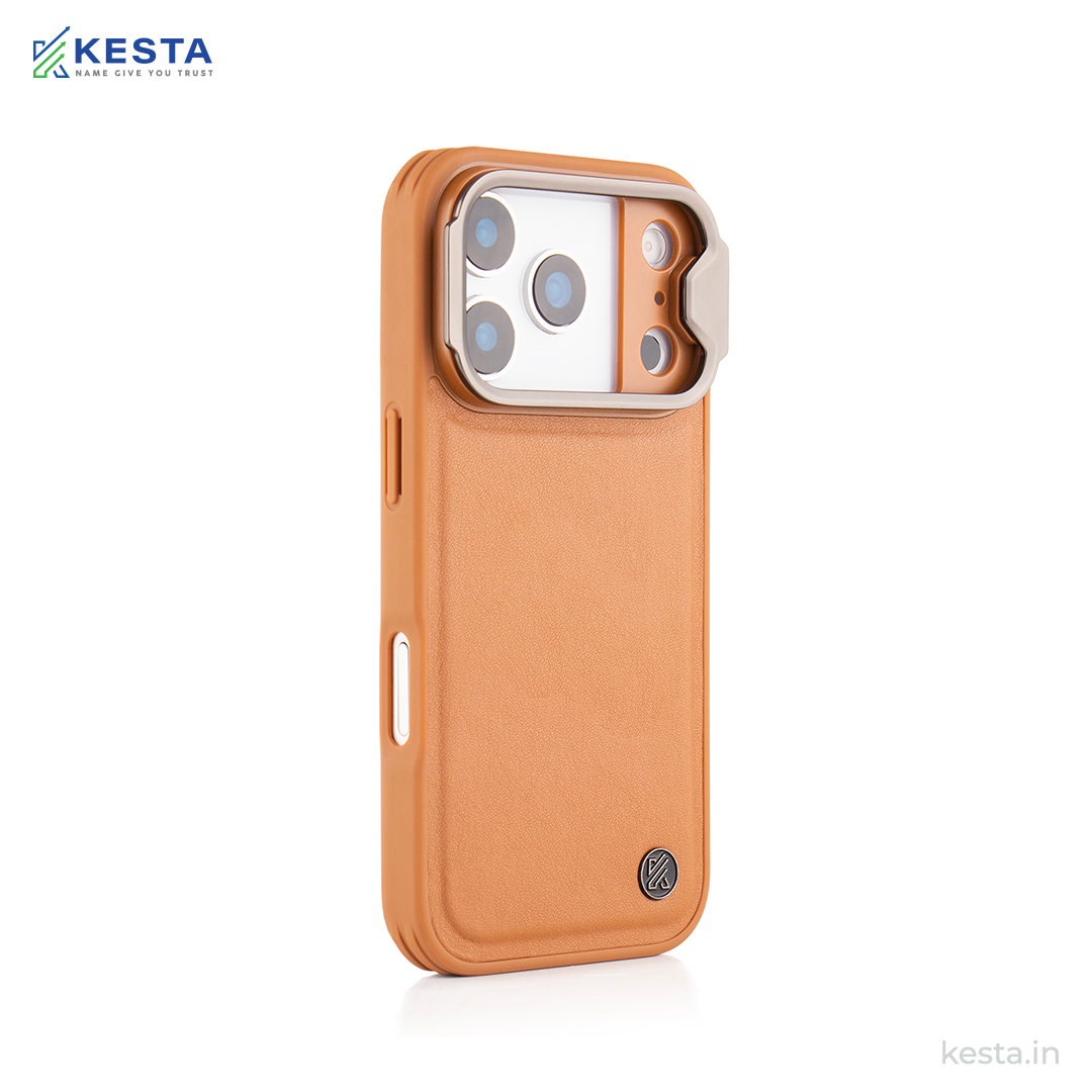 iPhone 17 Pro Max Cover - Elegant Brown Leather Case (Eco-Friendly & Durable)