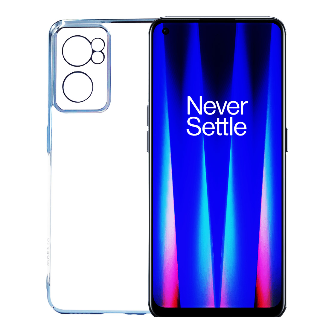 Oneplus Nord CE 2 Cover - Noble New Blue Transparent Case (Slim Clear Case)