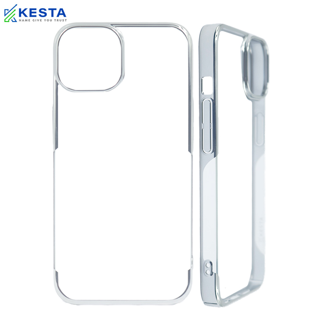iPhone 16 Pro Cover - Noble Silver Transparent Case (Style And Security)