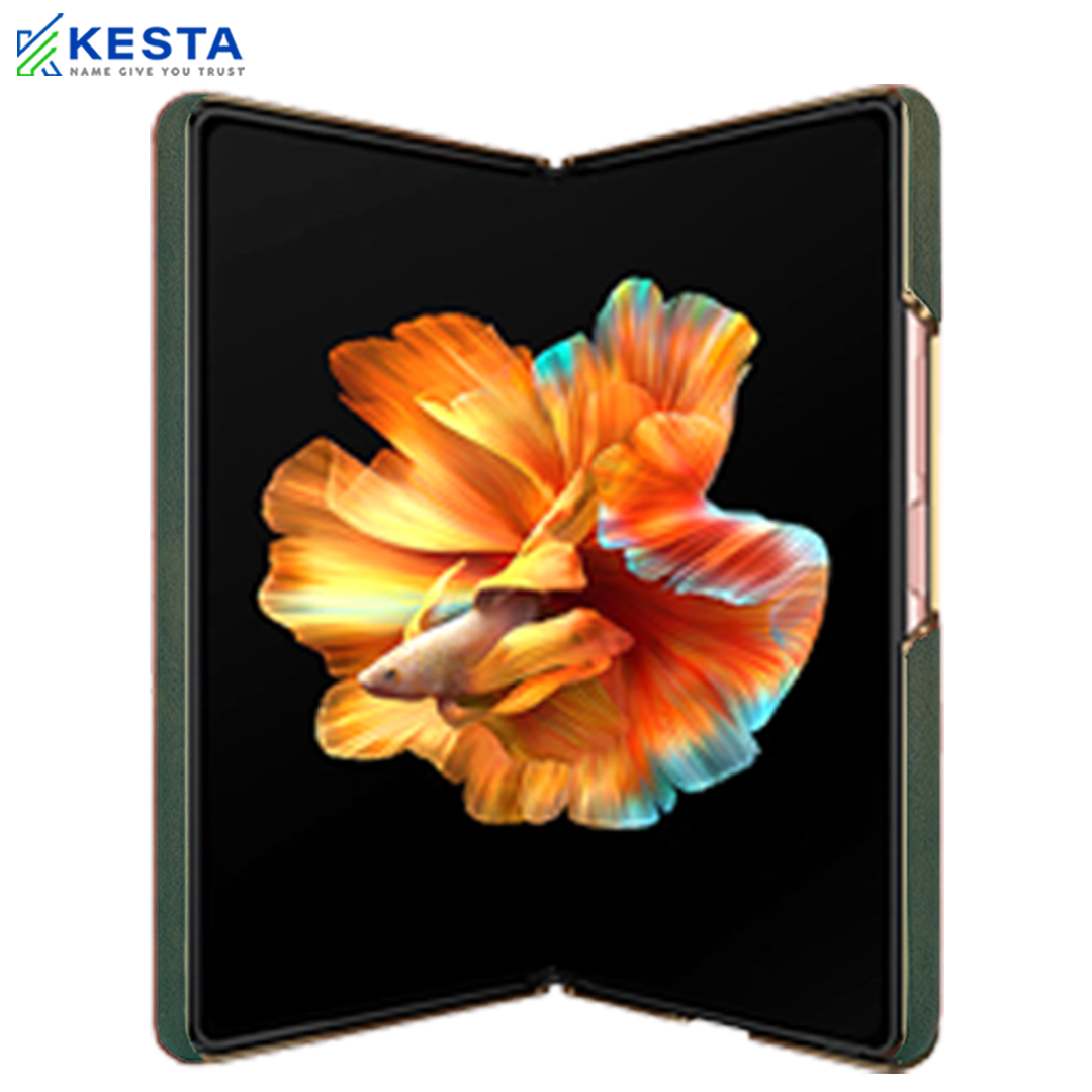 Samsung Z Fold 4 Cover - British Green Leather Case (Smooth Navigation)
