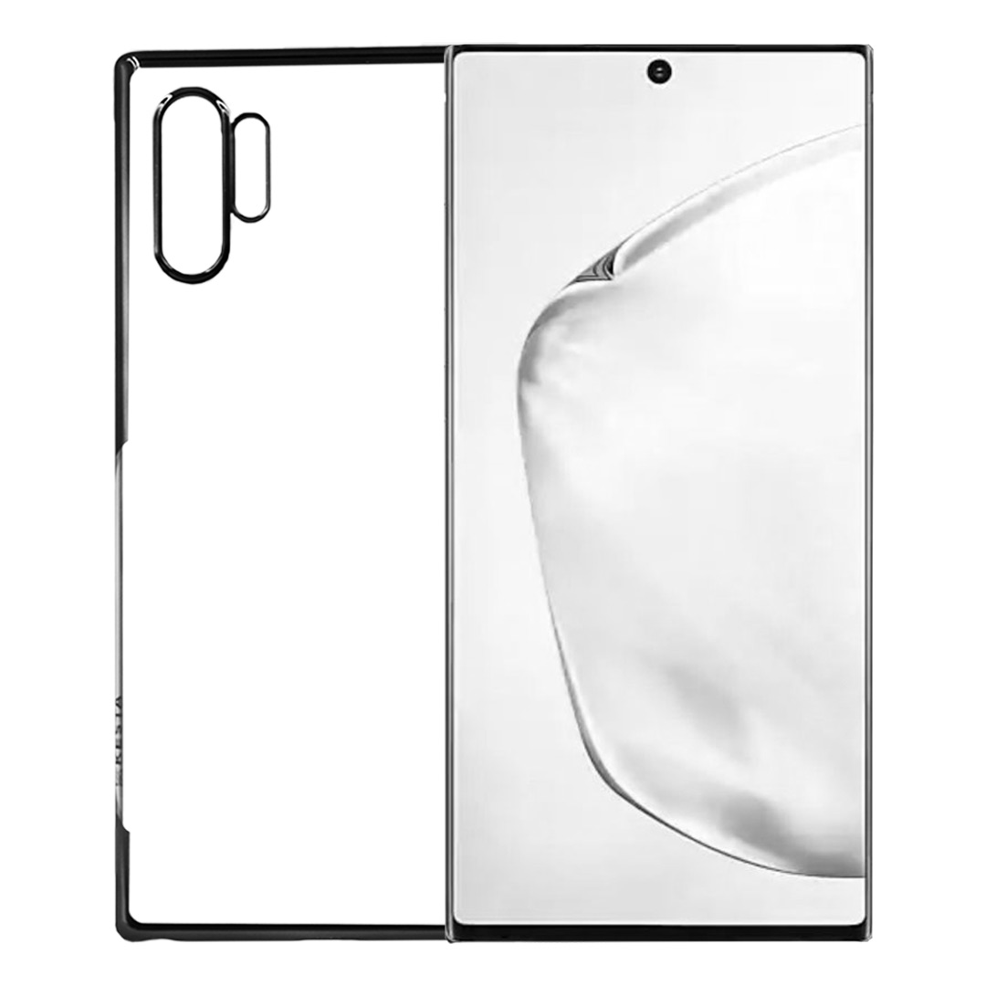 Samsung Note 10 Plus Cover - Noble Black Transparent Case (Anti Yellowing Protection)