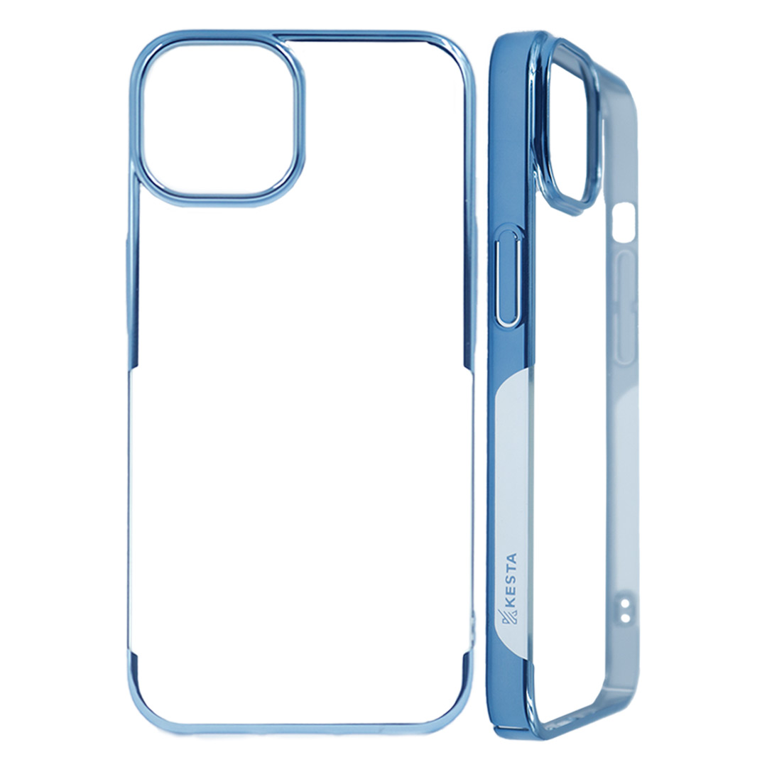 iPhone 14 Cover - Noble Sierra Blue Transparent Case (Anti Yellowing Protection)