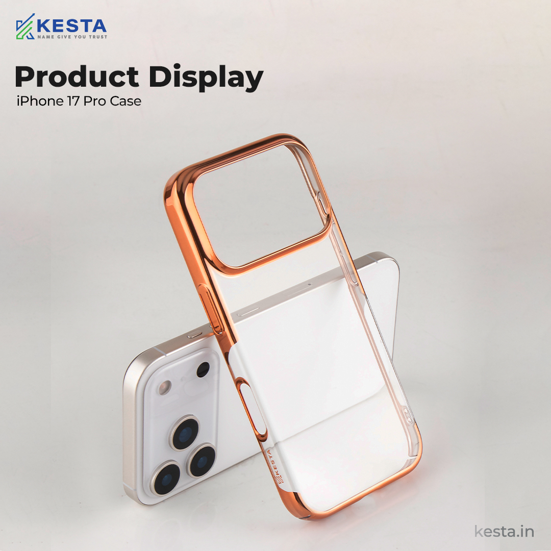 iPhone 17 Pro Cover - Orange Noble Transparent Case (Supports Irrelevent Drops)