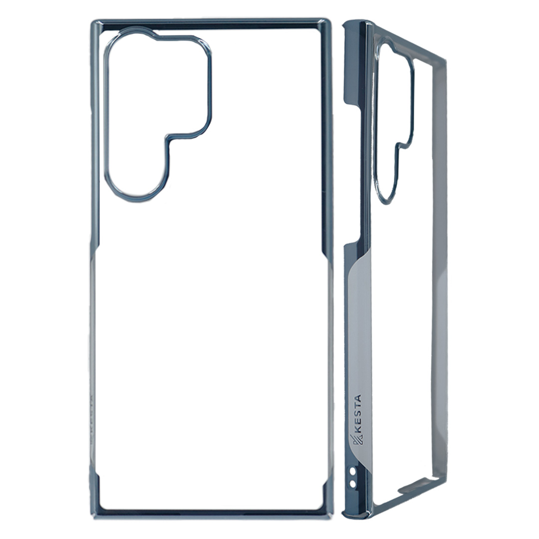 Samsung S25 Ultra Cover - Noble Silver Transparent Case (Screen And Camera Protection)