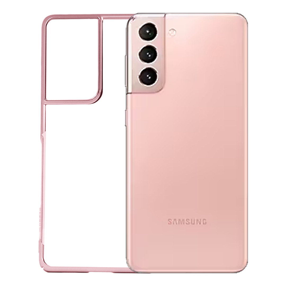 Samsung S21 Ultra Cover - Noble Rose Gold Transparent Case (Anti Yellowing Protection)