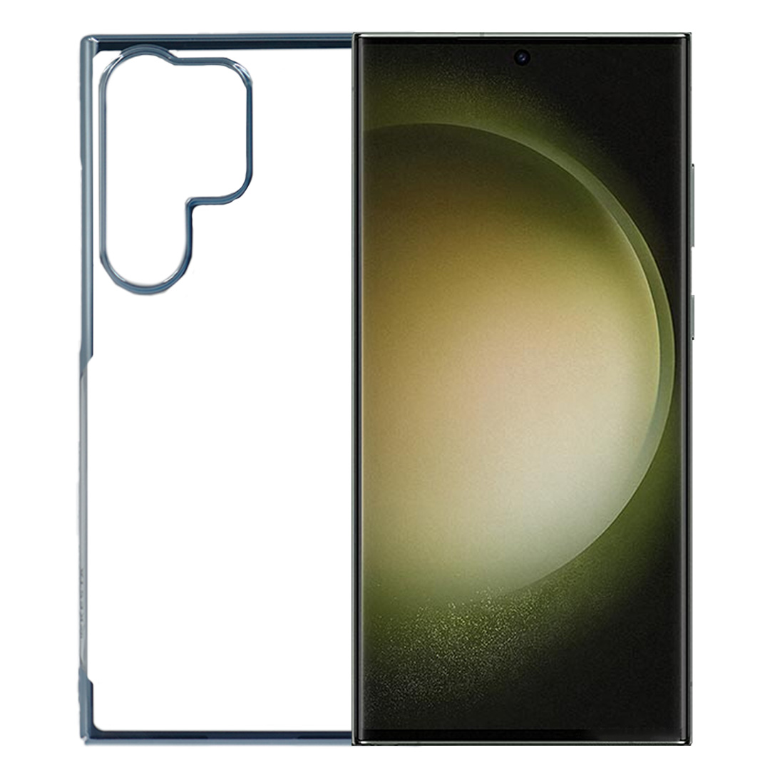 Samsung S25 Ultra Cover - Noble Silver Transparent Case (Screen And Camera Protection)