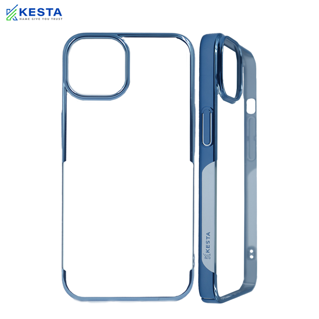 iPhone 12 Pro Max Cover - Noble Blue Transparent Case (Upgraded with Anti-Yellowing Technology)