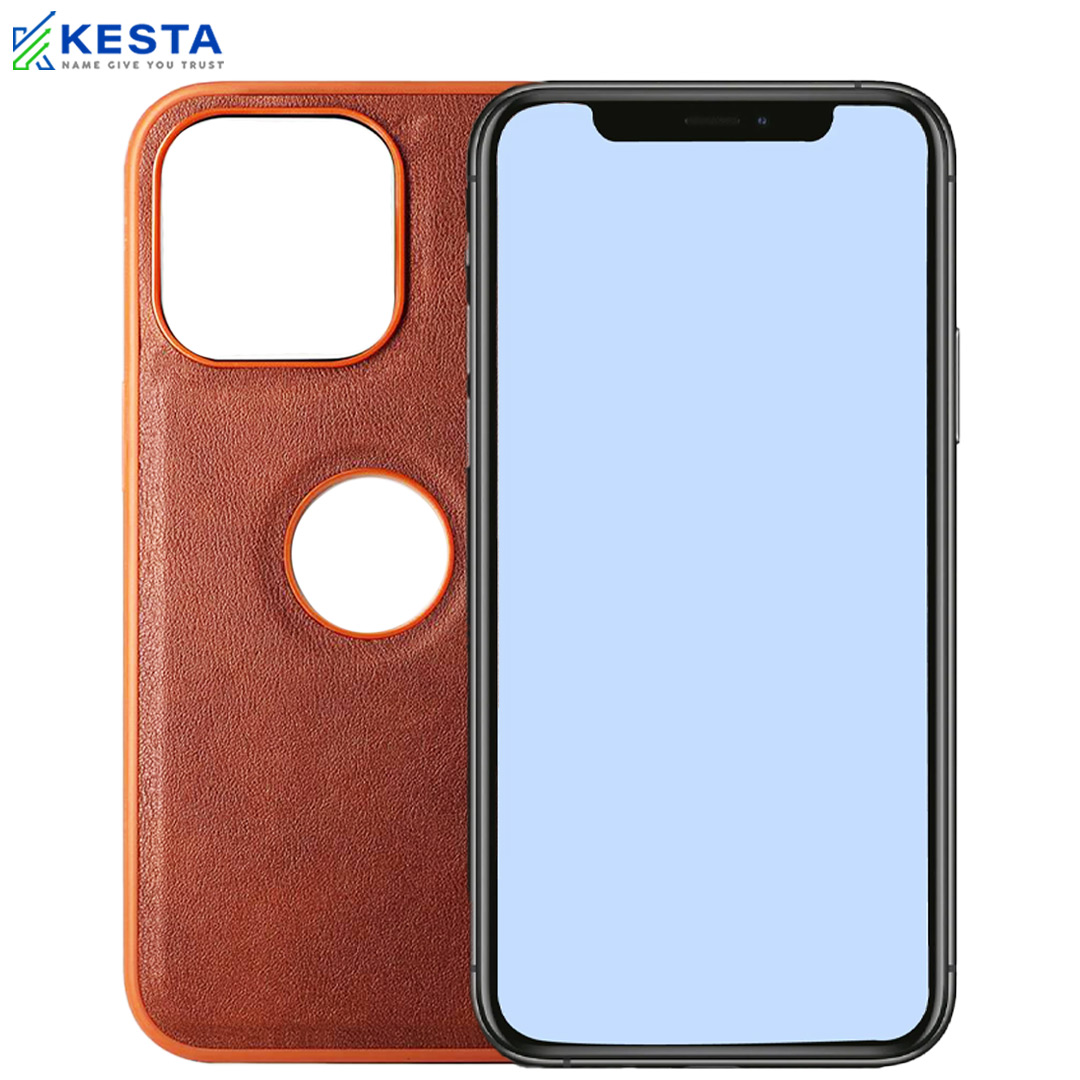 iPhone 11 Pro Cover - Classic Brown Leather Case (Drop Protection)