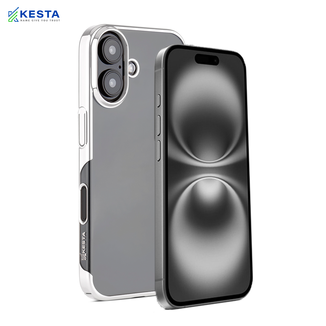 iPhone 17 Cover - Silver Noble Transparent Case (Supports Irrelevent Drops)