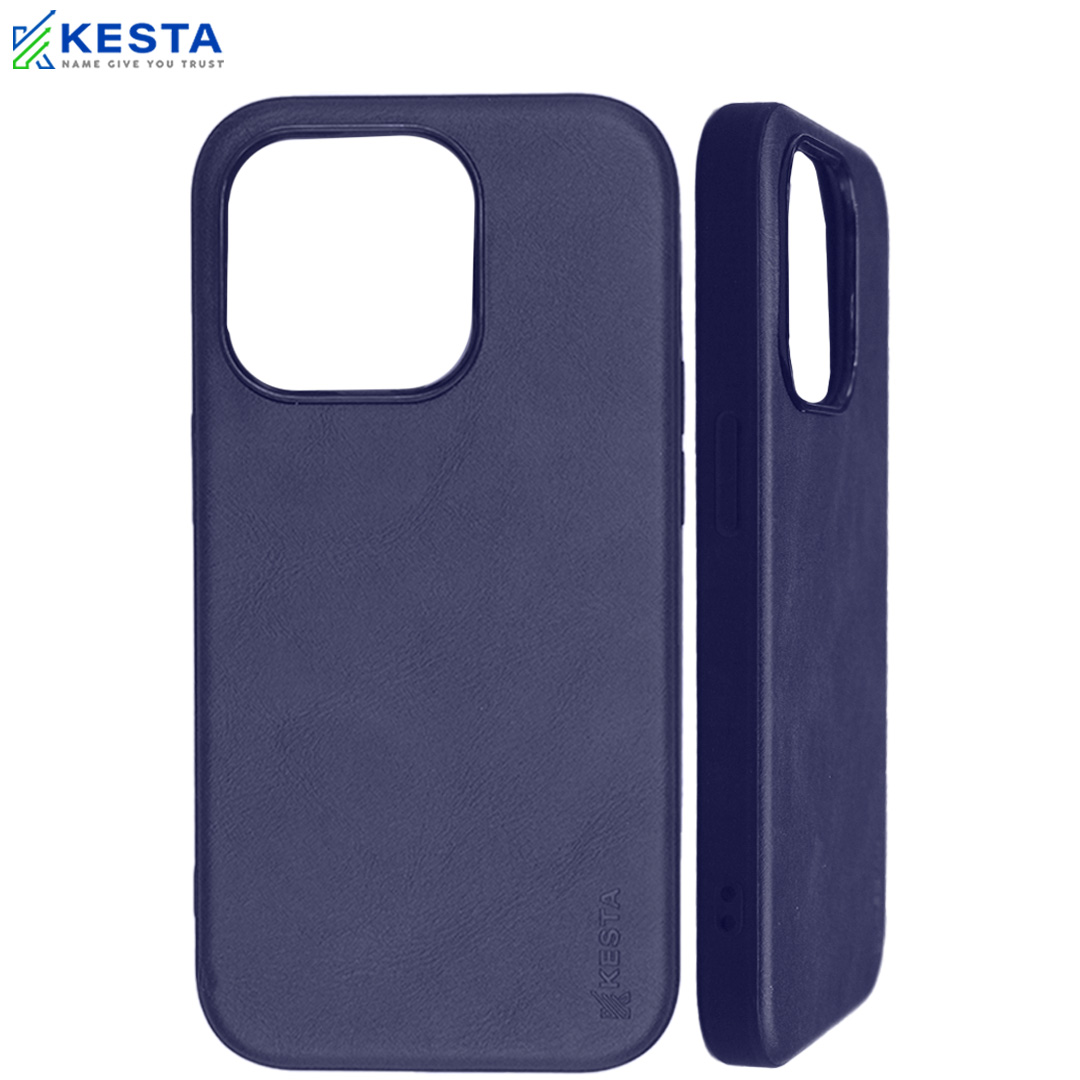 iPhone 14 Cover - Brave Purple Leather Case (Waterproof & Dustproof)