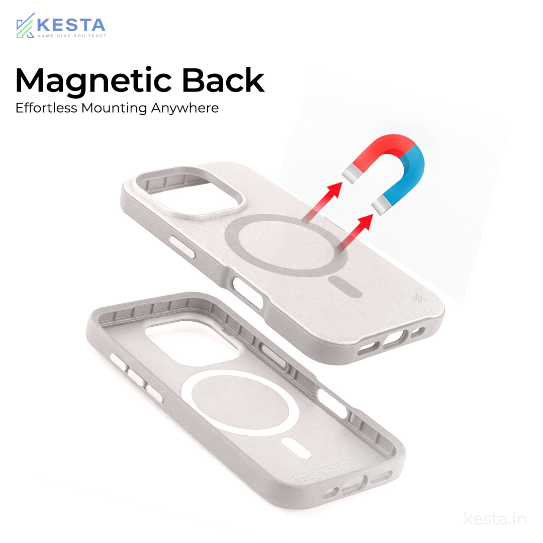 iPhone 16 Cover - MagArmour Desert Hybrid Case (Grip + Gloss – Textured for Control, Smooth Style)