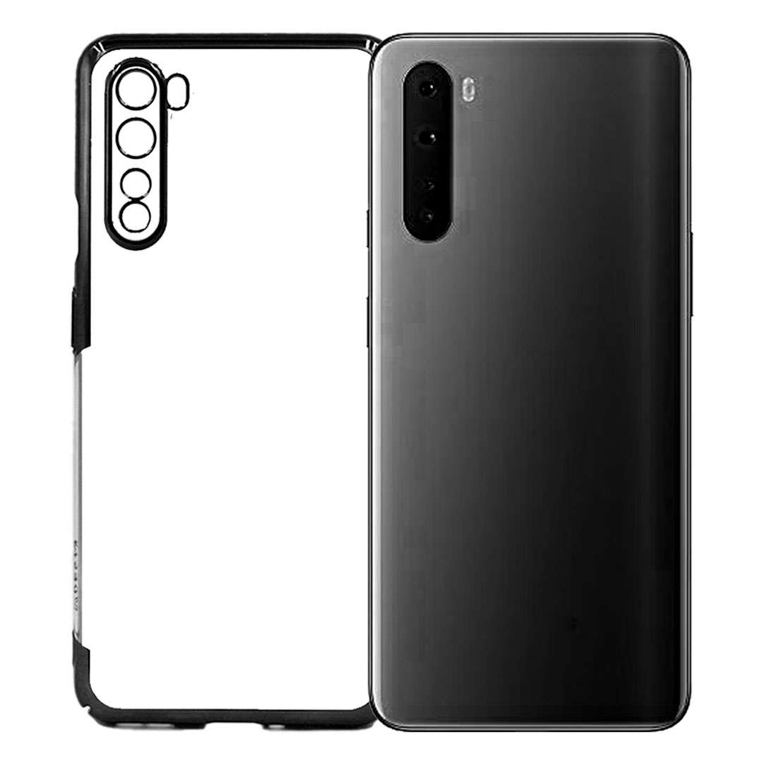 Oneplus Nord Cover - Noble Black Transparent Case (Anti Yellowing Protection)