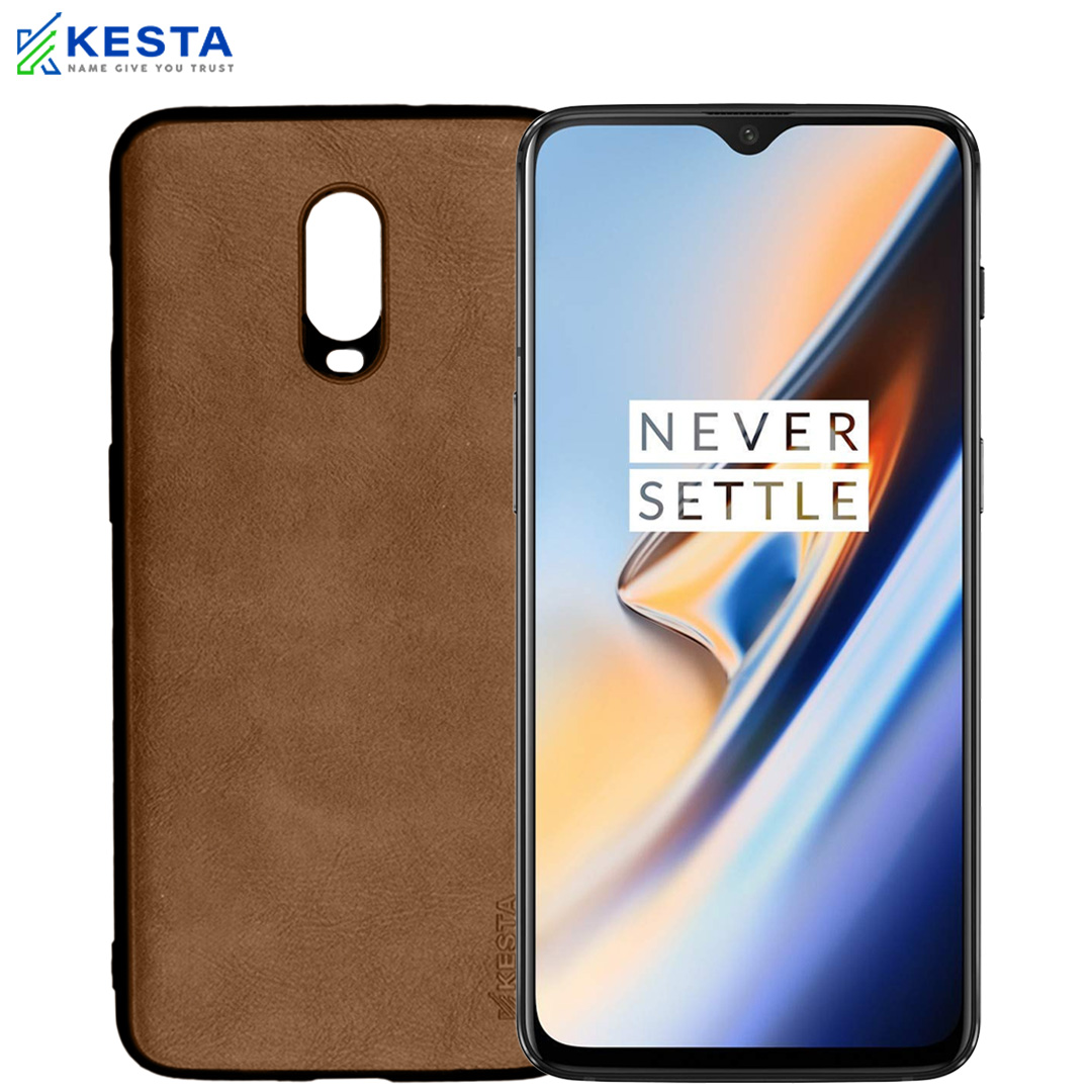 Oneplus 6T Cover - Brave Brown Leather Case (Waterproof & Dustproof)