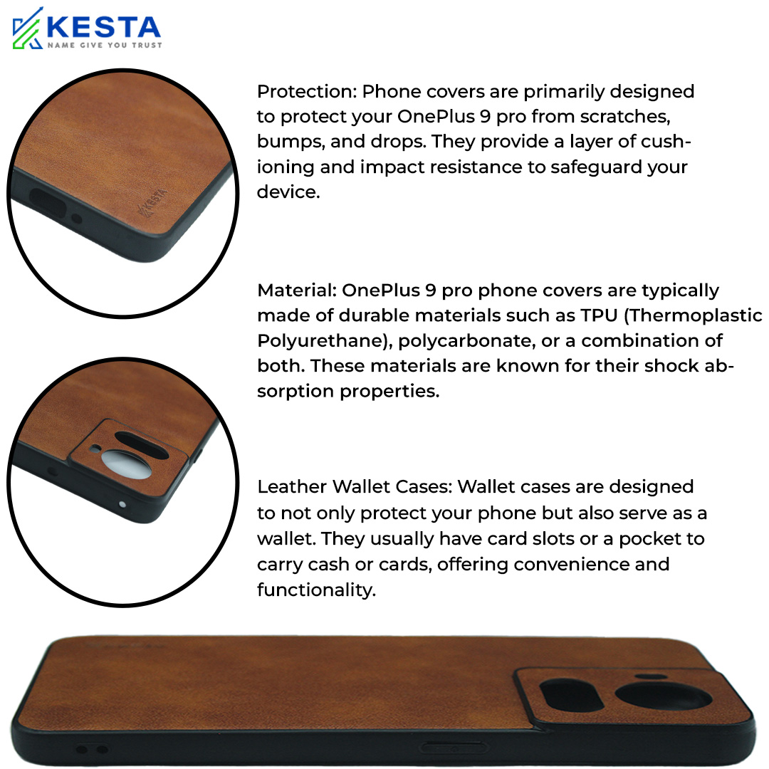 Oneplus 10R Cover - Brave Brown Leather Case (Waterproof & Dustproof)