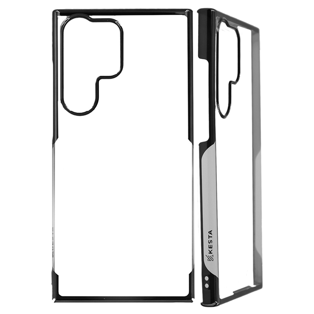 Samsung S25 Ultra Cover - Noble Black Transparent Case (Screen And Camera Protection)