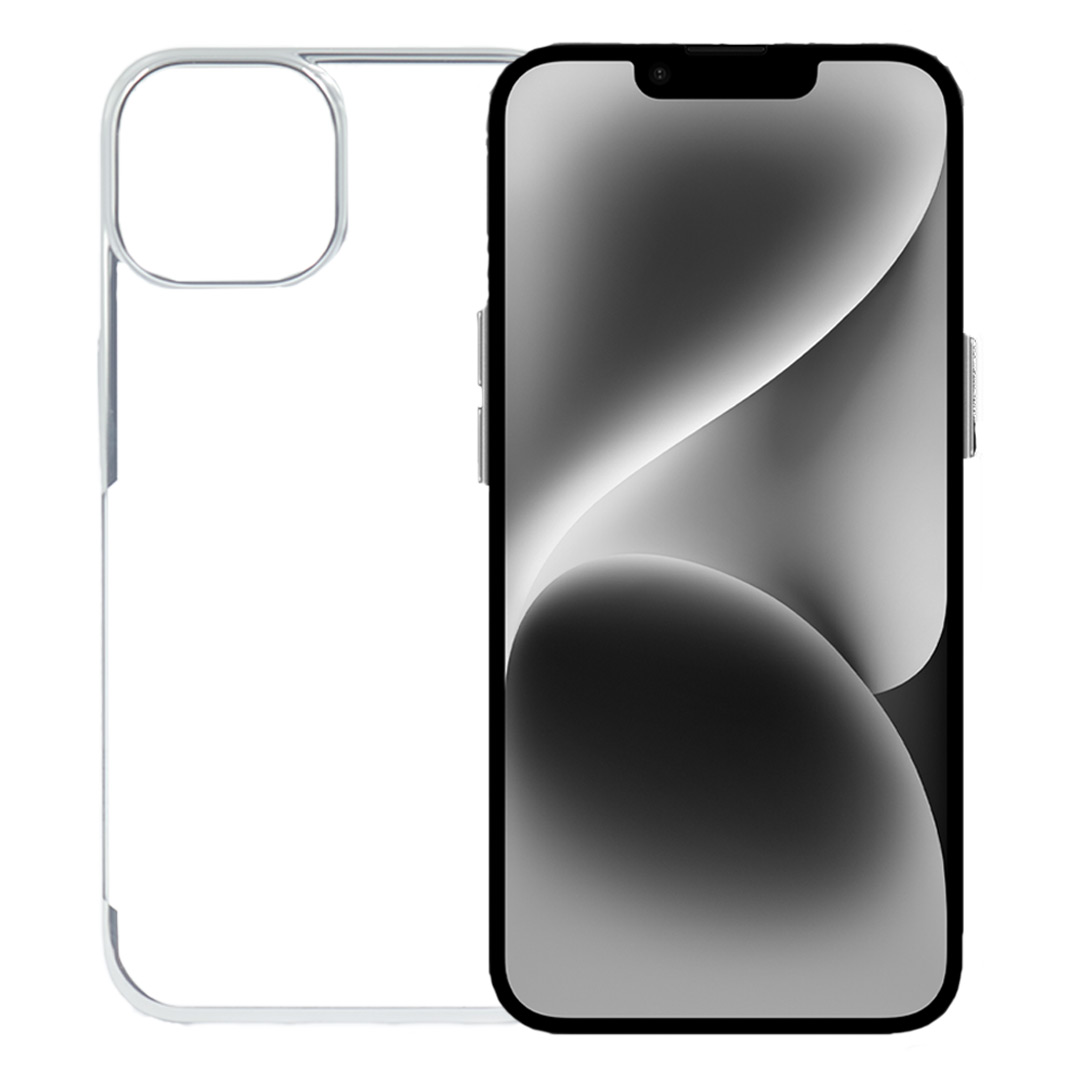 iPhone 14 Cover - Noble Silver Transparent Case (Anti Yellowing Protection)