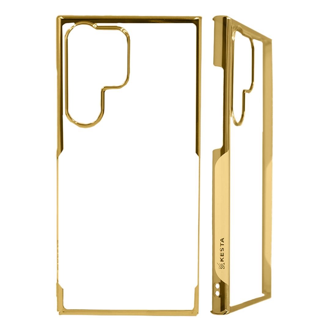 Samsung S25 Ultra Cover - Noble Orange Transparent Case (Screen And Camera Protection)