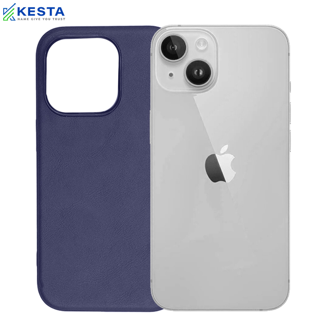 iPhone 14 Cover - Brave Purple Leather Case (Waterproof & Dustproof)