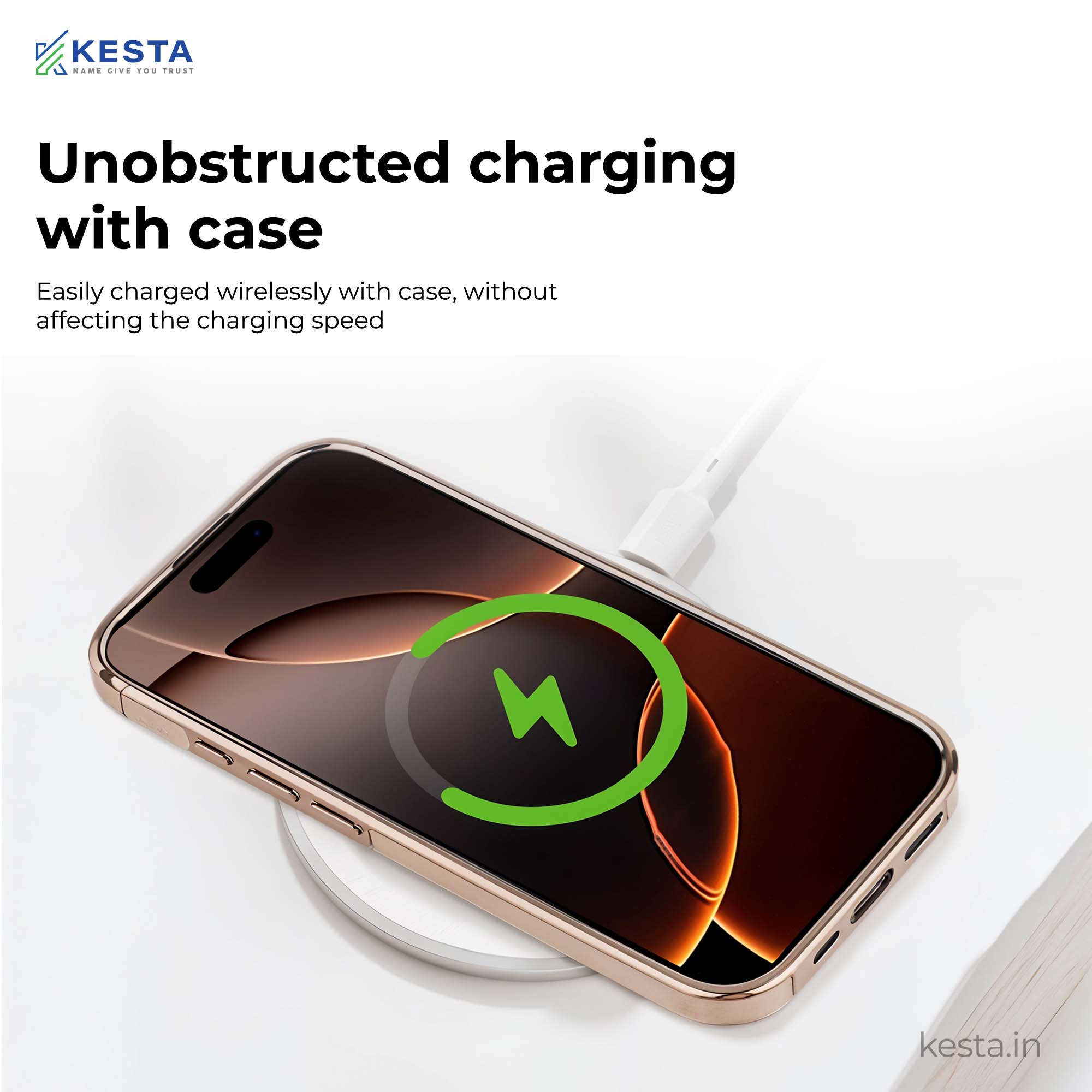 iPhone 16 Plus Cover - Classy Elite Desert Leather Case (Built-In Magnetic Ring Holder)
