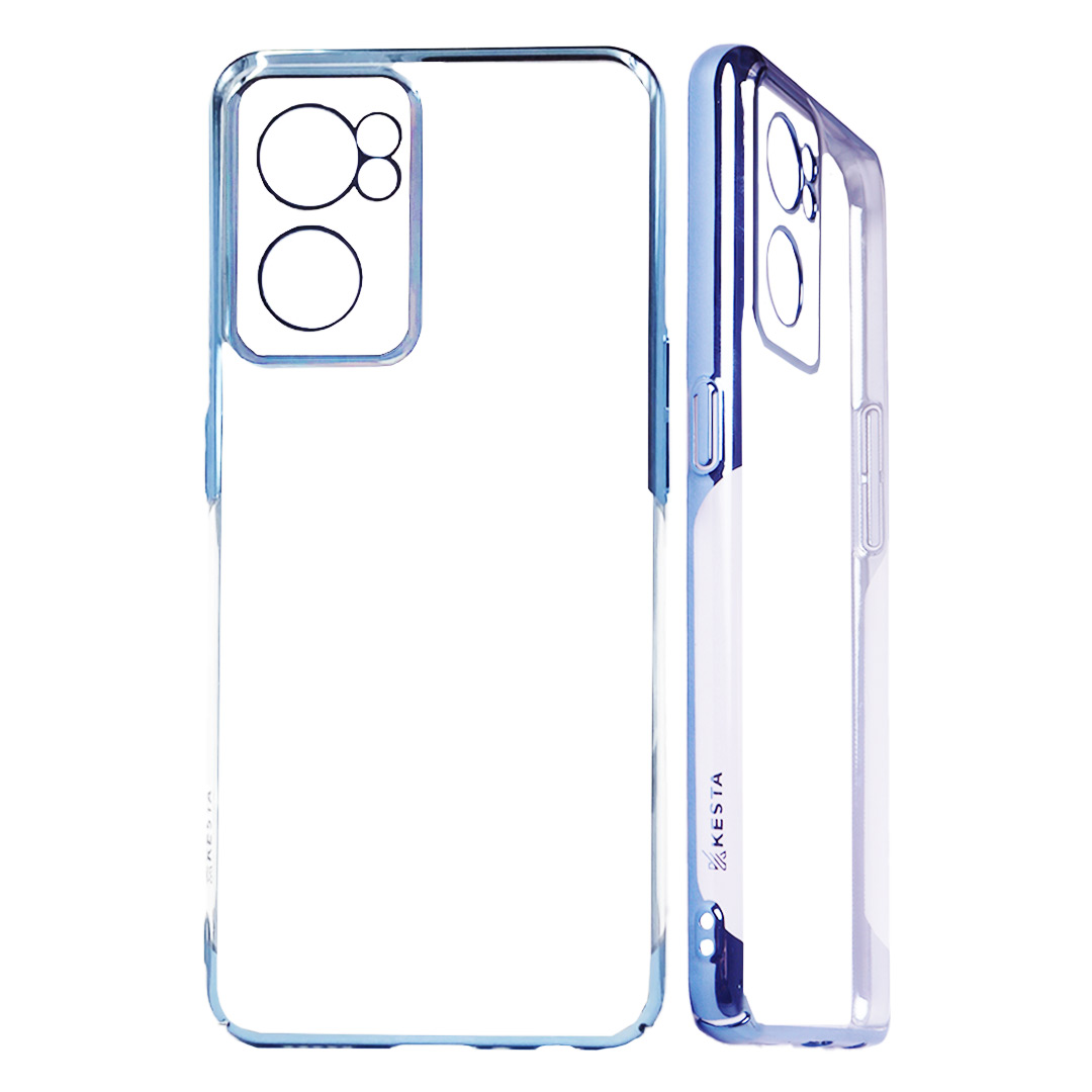 Oneplus Nord CE 2 Cover - Noble New Blue Transparent Case (Slim Clear Case)