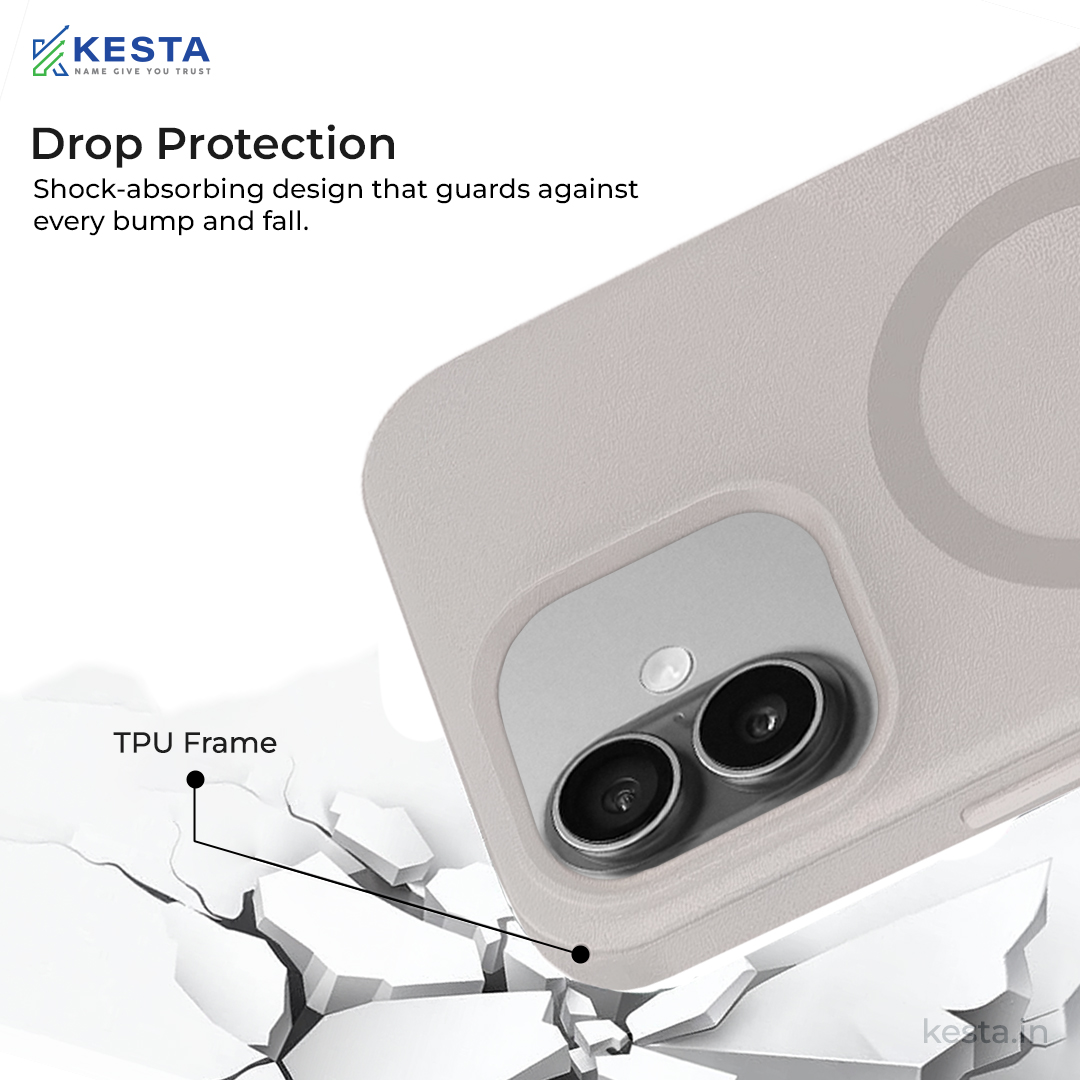 iPhone 16 Cover - MagArmour Desert Hybrid Case (Grip + Gloss – Textured for Control, Smooth Style)