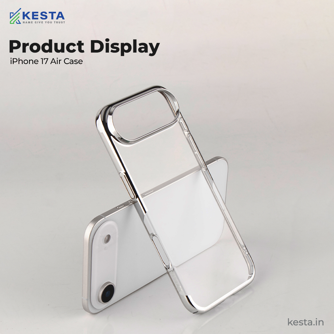 iPhone 17 Air Cover - Silver Noble Transparent Case (Supports Irrelevent Drops)