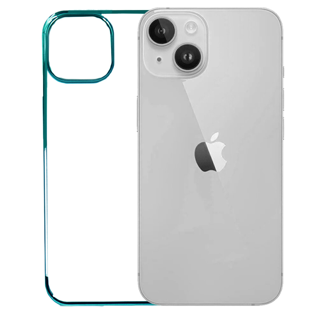 iPhone 13 Cover - Noble Green Transparent Case (Slim Clear Case)