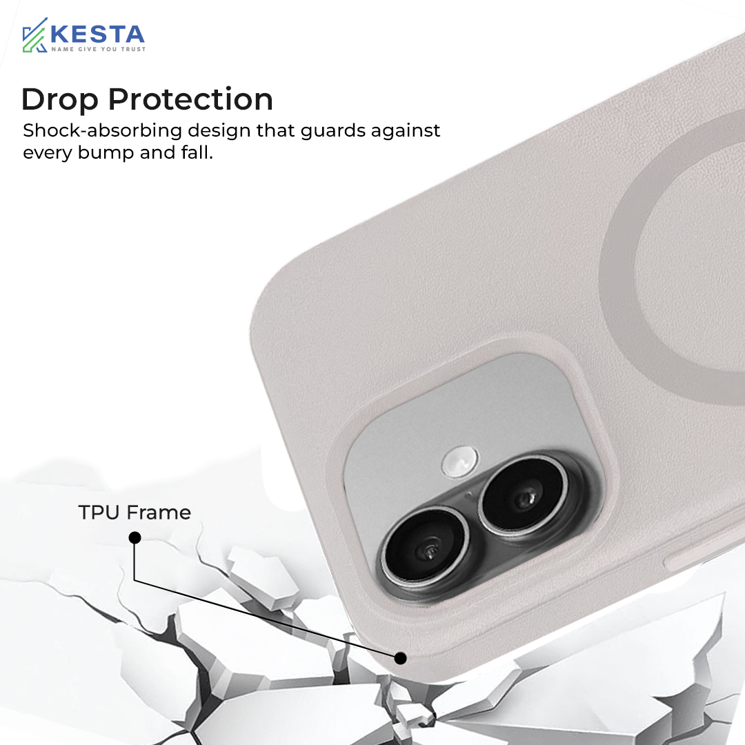 iPhone 16 Cover - MagArmour Desert Hybrid Case (Grip + Gloss – Textured for Control, Smooth Style)