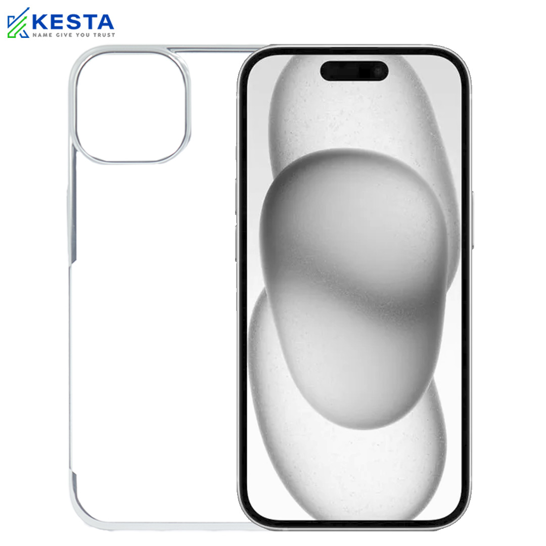 iPhone 16 Pro Cover - Noble Silver Transparent Case (Style And Security)