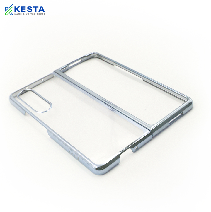 Samsung Z Fold 4 Cover - Noble Mountain Green Transparent Case (FingerPrint Resistant Finish)